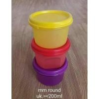 1PC - MM Round 200ml Tupperware