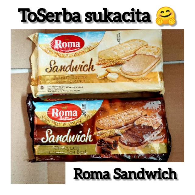 

Roma sandwich .. biskuit sandwich dengan krim