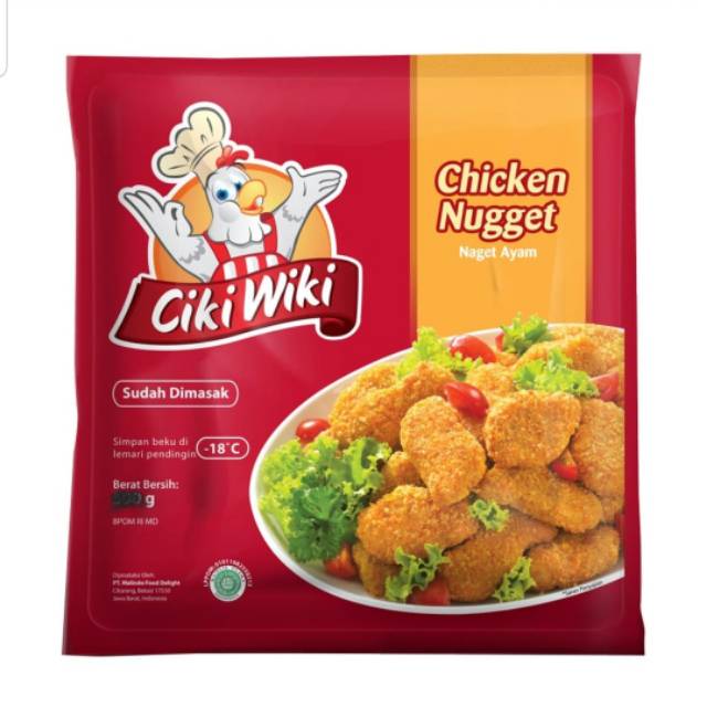 

Nuget Ayam Cikiwiki Ori 250 gr promo kartonan