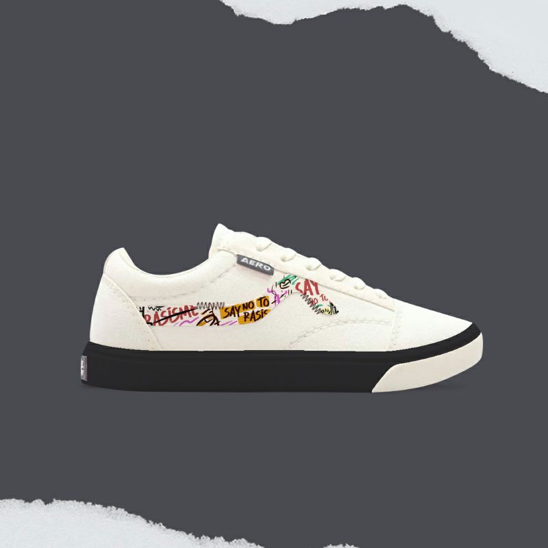 SEPATU AEROSTREET MASSIVE RASICM BLACK CUSTOM PAINT