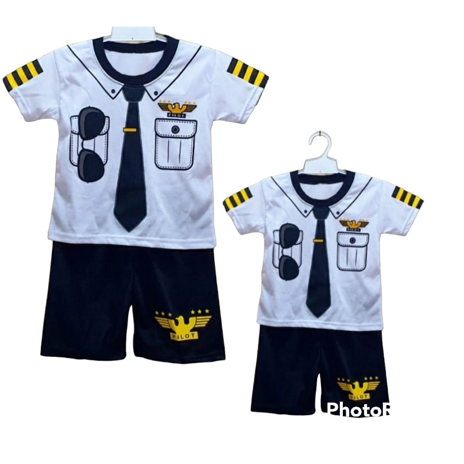 SETELAN BAJU ANAK PILOT UNTUK ANAK 2-10 TAHUN BISA COD