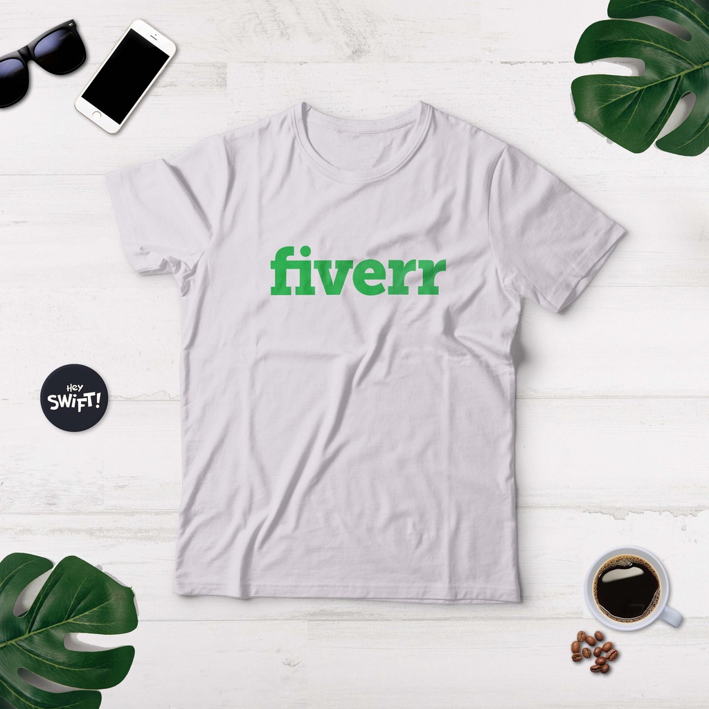 KAOS FIVERR SELLER T-SHIRT FREELANCE SERVICES MARKETPLACE BAJU DISTRO