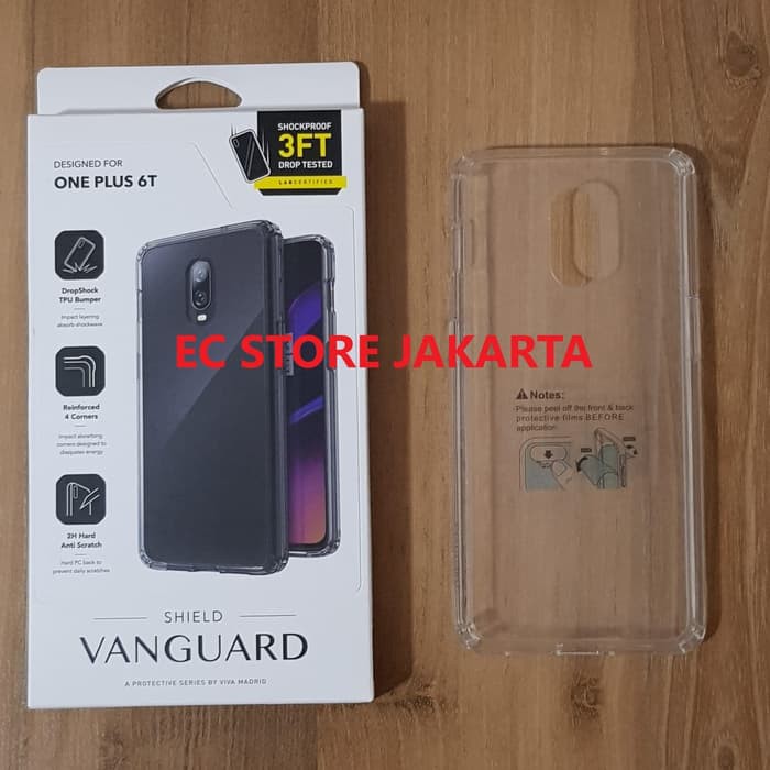 VIVA MADRID VANGUARD SHIELD HYBRID CASE CASING ONEPLUS 6T CLEAR