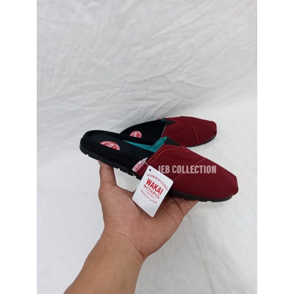 sepatu wakai selop termurah unisex 36-43