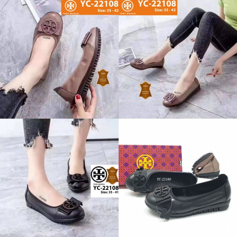 Tory flat  / sepatu wanita tory burch flat