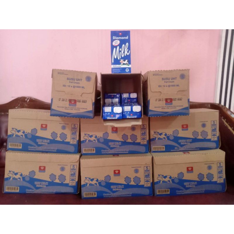 

Susu UHT Fullcream Diamond 1 Liter