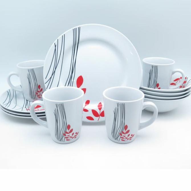 Piring makan set/Dinner set bagus/Dinner set murah