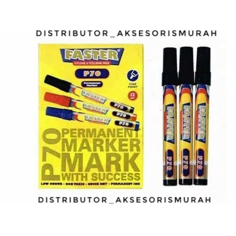 

spidol permanen faster / permanent marker murah
