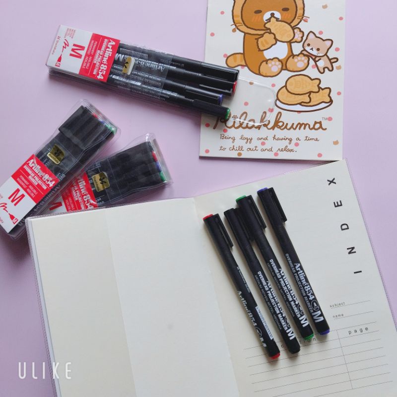 

SPIDOL OHP set 4 warna ARTLINE M DAN F