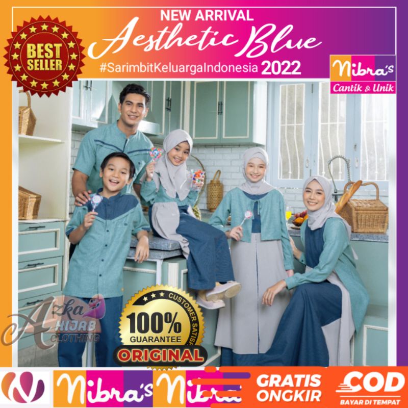 Sarimbit NIBRAS Promo Cuci Gudang‼️ Couple Baju Keluarga / Sarimbit Nibras Terbaru 2022 Aesthetic Bl