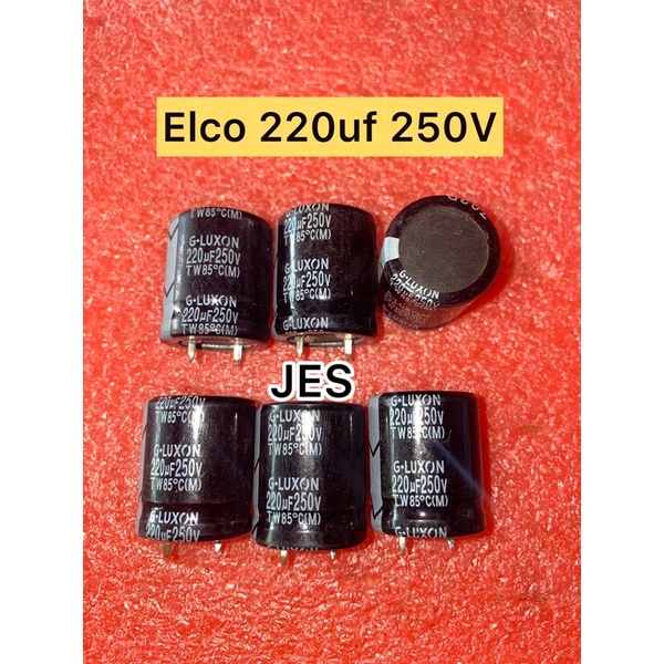 ELCO 220uf 250V Original G-Luxon