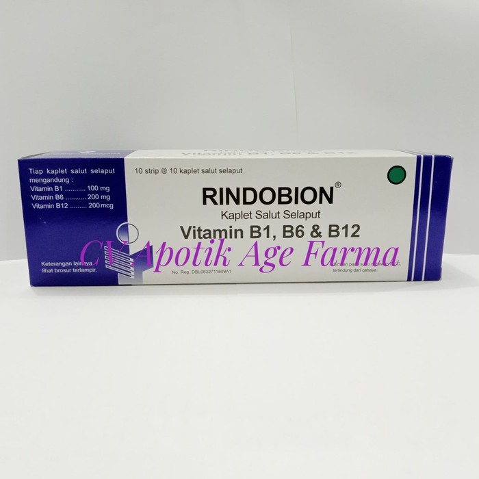 Rindobion Caplet isi 100 (Yarindo)