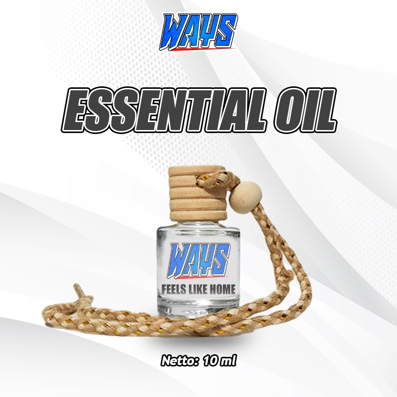 WAYS Essential Oil Aromaterapi Inspired Parfum Gantung Mobil Pengharum Ruangan Kamar Toilet - 10ml