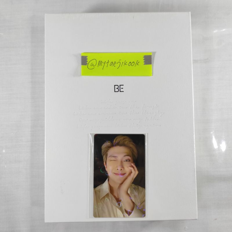 ready bts lucky draw japan fc be deluxe rm namjoon holo photocard random rpc pc ld fullset sealed