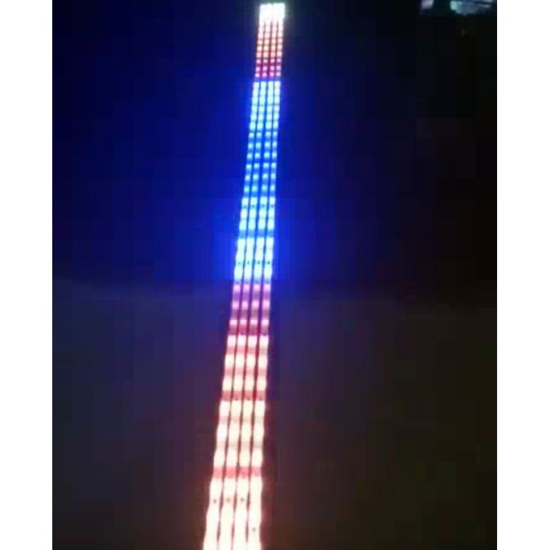 Rgb kaca strobo digital 4brs  50 mode 140cm