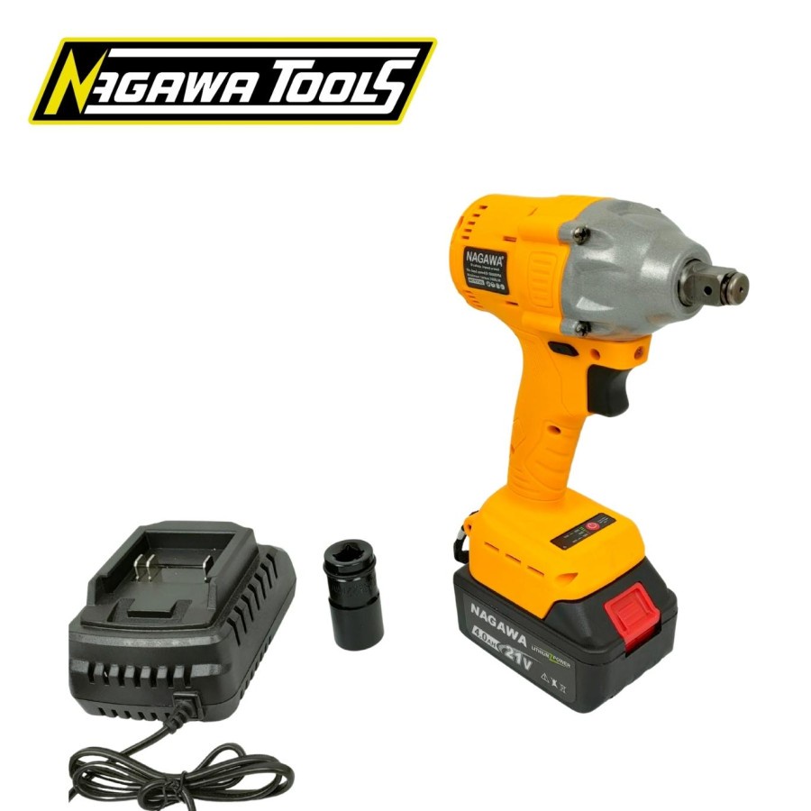 cordless impact wrench mesin pembuka baut NAGAWA NCIY212U ONESET