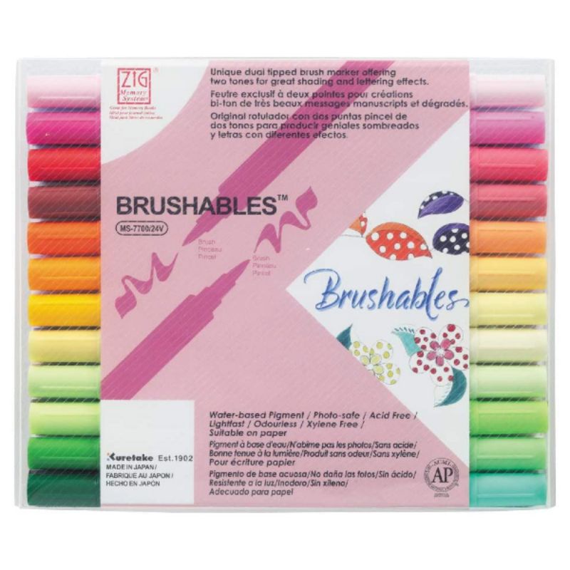 

ZIG KURETAKE BRUSHABLES DUAL TIP (SATUAN & SET) LIKE NEW *BACA DESKRIPSI