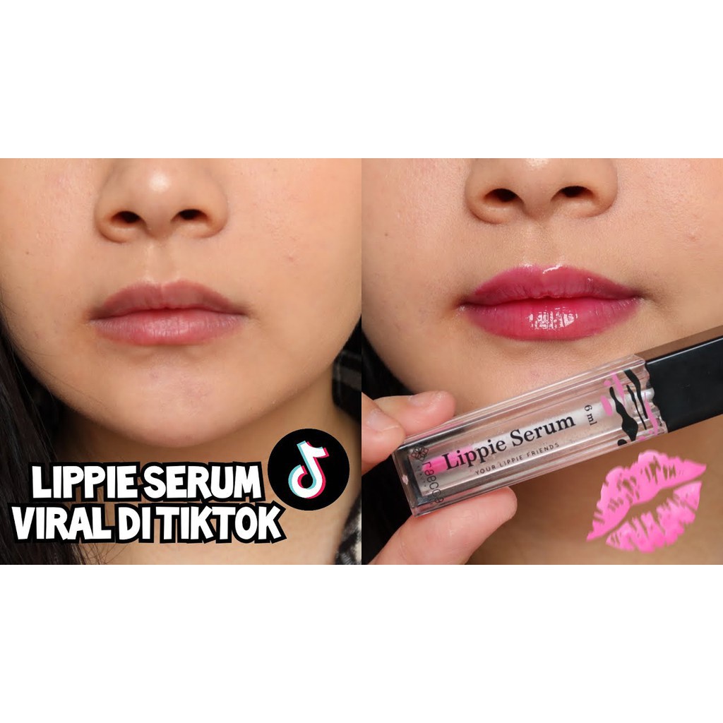 (BISA COD) Raecca Lippie Serum Bibir Vitamin Pelembab Bibir