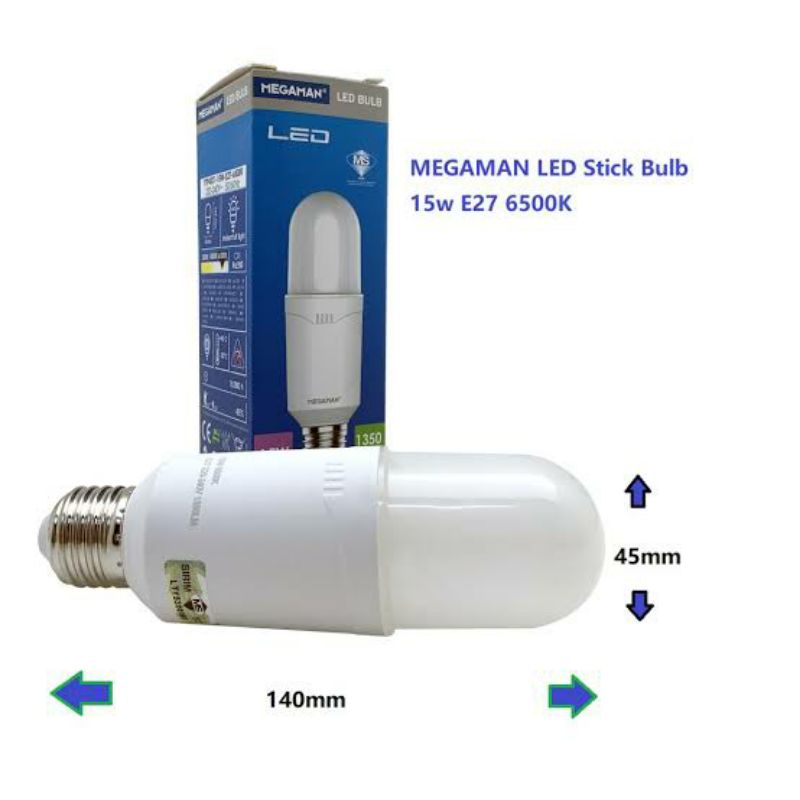 LAMPU LED MEGAMAN P-BULB 9W, 12W, 15W