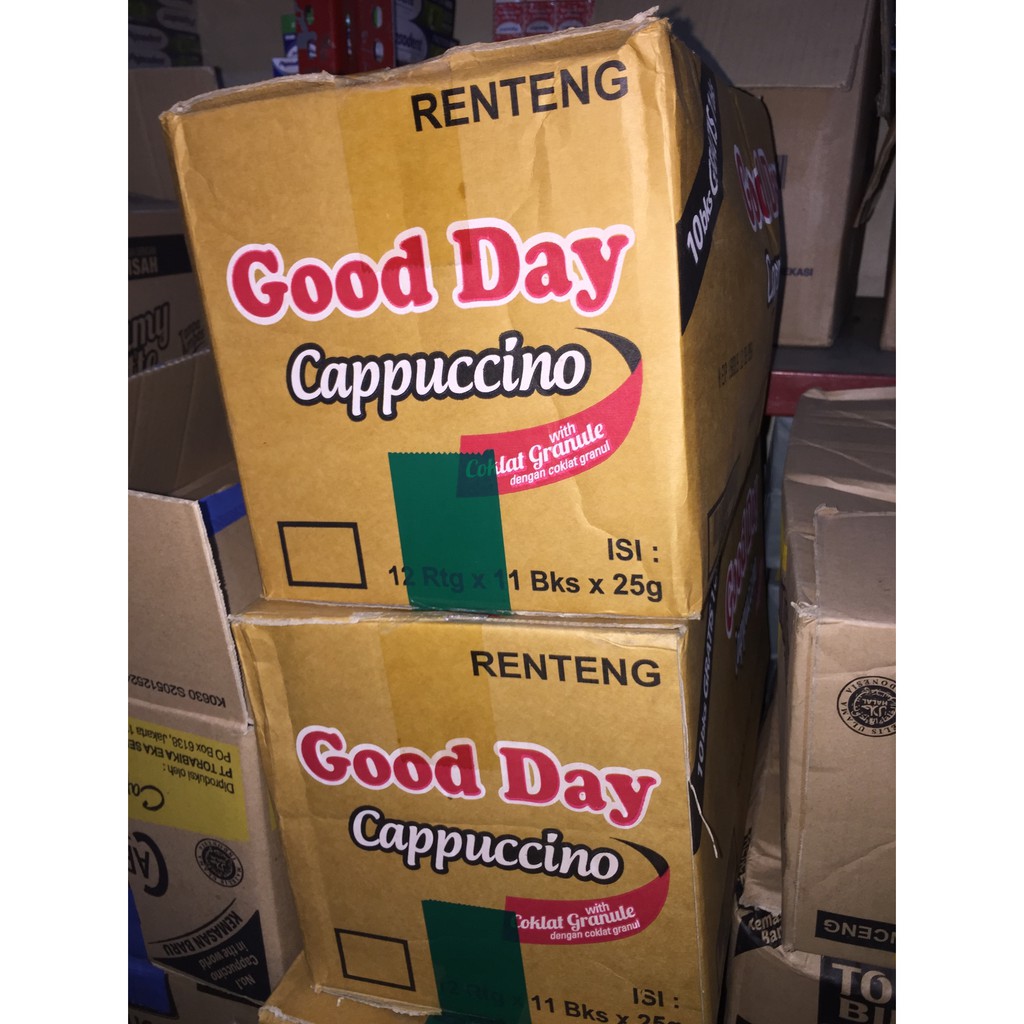 Kopi Good Day Cappuccino Sachet Dus