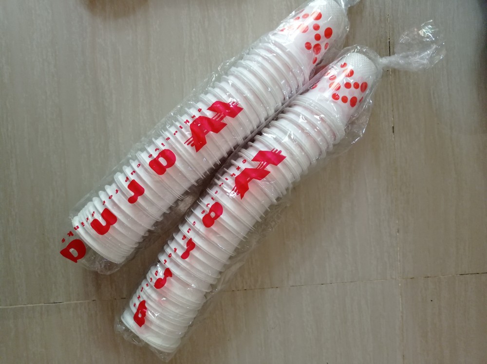 Gelas Bola Bola Plastik Polkadot Bola Cup 200ml