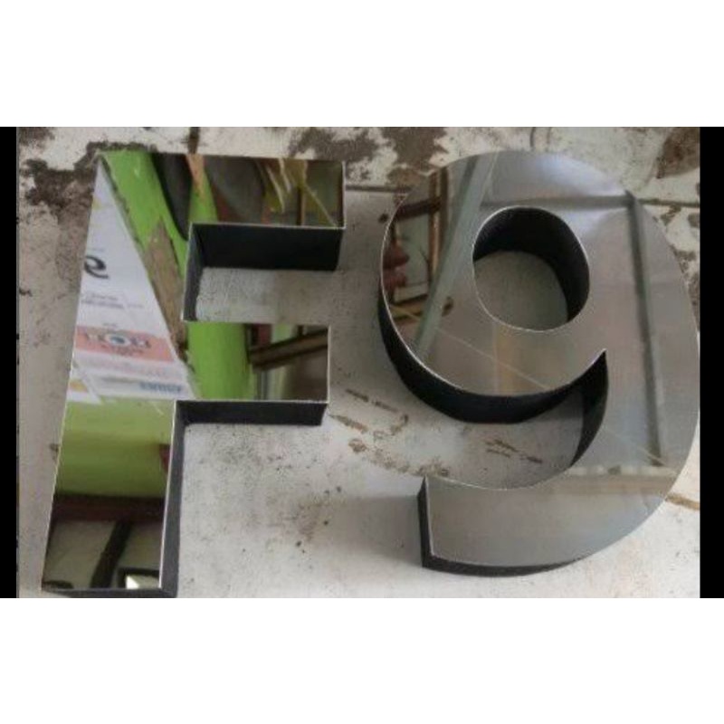 Huruf Stainless Spons