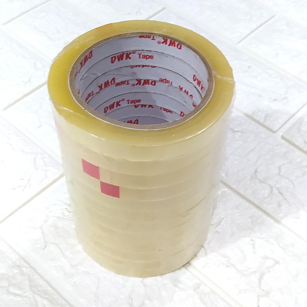 

Isolasi Bening 1/2 in Merk DWK Paket 1 Slop