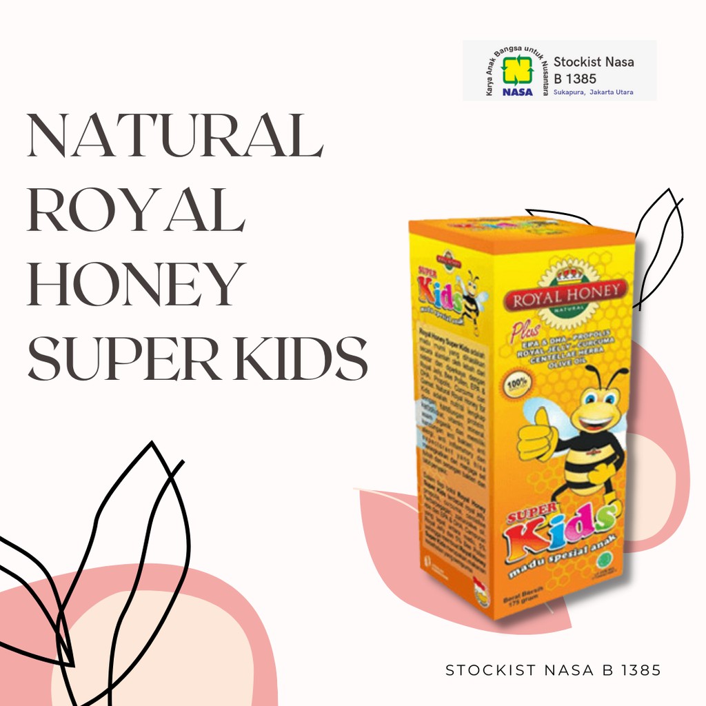 

Madu Anak Natural Royal Honey Super Kids Madu Super Menu Sarapan Olesan Roti