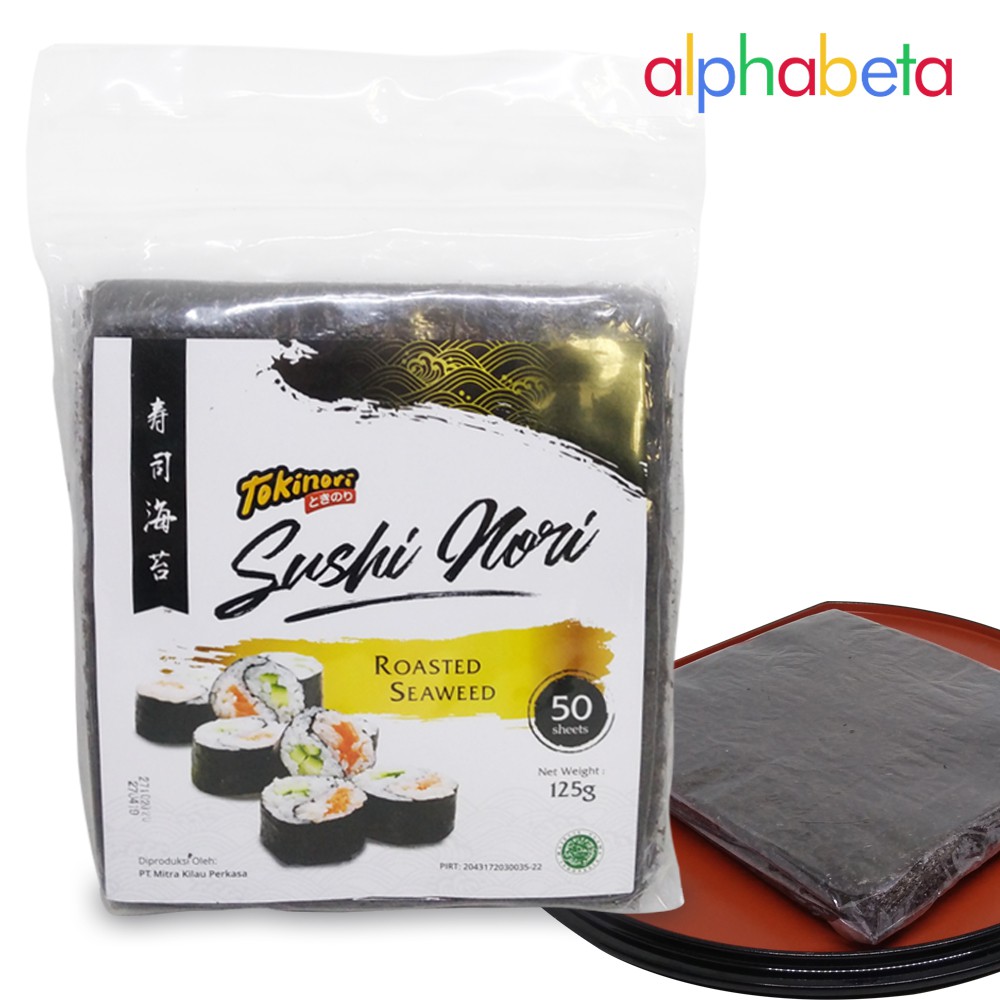 Jual Tokinori Yaki Sushi Nori Roasted Seaweed Gr Rumput Laut Isi Lembar Shopee Indonesia