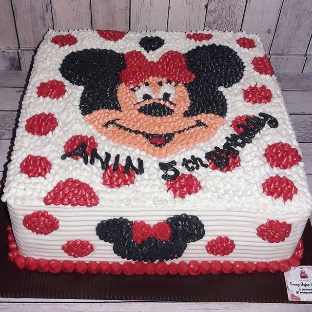 

Kue ulang tahun mickey minni mouse cake tart blackforest vanilla