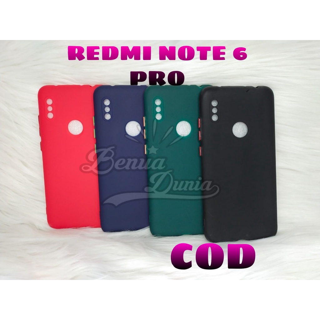 CASE MACARON XIAOMI REDMI NOTE 6 PRO -REDMI NOTE 10 4G -REDMI NOTE 10 PRO 4G // SOFTCASE MACARON PROTECTION KAMERA - BD