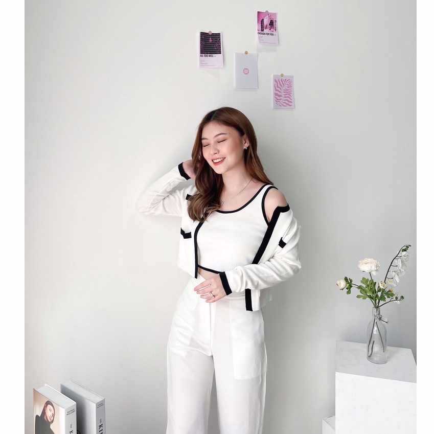 AUREL SET - SET WANITA - SET KOREAN - CARDIGAN KOREAN-1