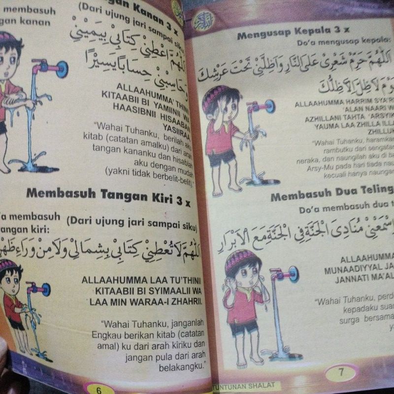 buku tuntunan shalat juz'amma dan doa pilihan 3 bahasa (15×24CM)