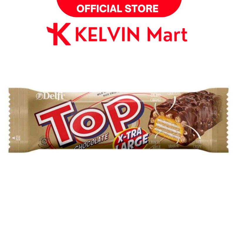 

Delfi Top X-tra Large Chocolate Wafer Top XL pck 38g | KELVIN Mart