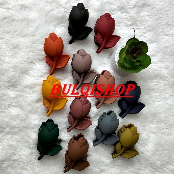 Jedai Bunga tulip jagung doff premium jepitan salon jepit rambut korea aksesoris rambut ori korea