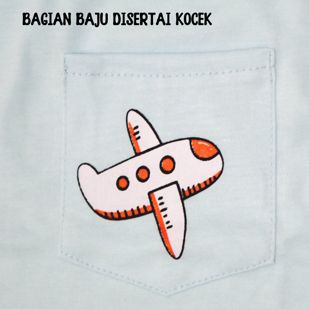 BabynKids -  Setelan Anak Unisex / Setelan Anak Pocket / Setelan Anak Laki Laki / Setelan Anak Perempuan