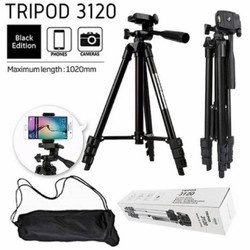 TRIPOD 3120 (Kualitas Premium) TRIPOD HP / KAMERA STAND PORTABLE UNIVERSAL HOLDER