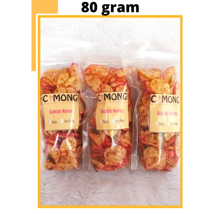 

[80 gr] Seblak Kering / Sebring Cimong Khas Bandung, Seblak Kering daun jeruk