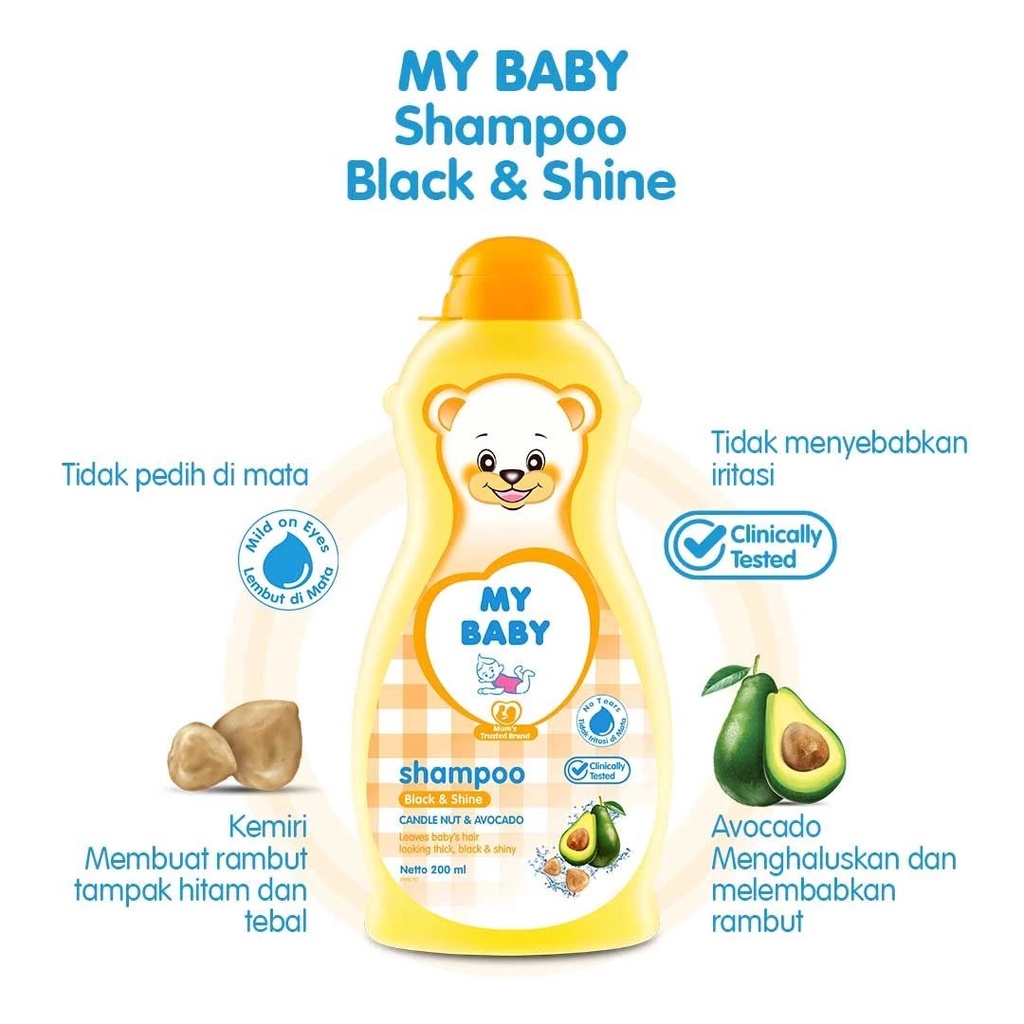 My Baby Hair Lotion Black Shine 100ml / Minyak Perawatan Rambut Bayi / Lotion Bayi / Lotion Rambut B