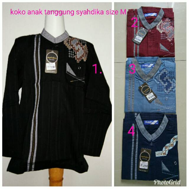 Koko syahdika anak tanggung lengan Panjang