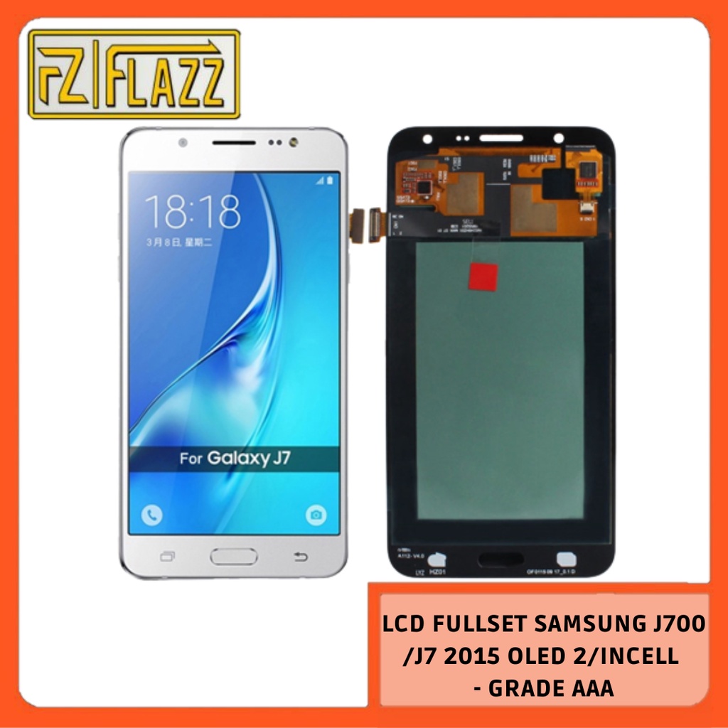 LCD TOUCHSCREEN SAMSUNG J700 J7 2015 OLED 2 /INCELL - GRADE AAA LCD FULLSET