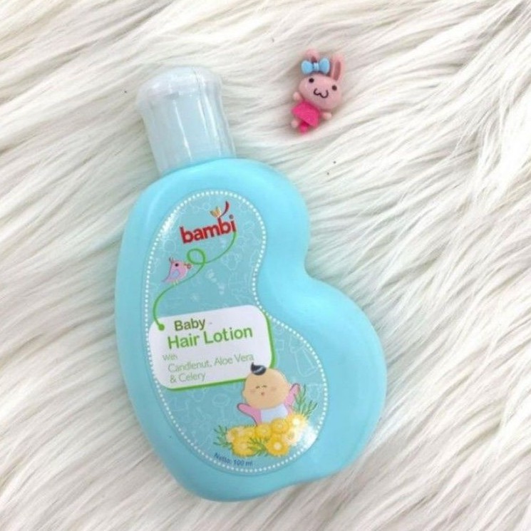 BAMBI Baby Hair Lotion with Candlenut and Aloe vera serta Celery 100ml