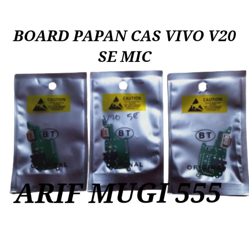 BOARD PAPAN CAS KONEKTOR CONECTOR CHARGER VIVO V20 SE PLUG IN MIC ORIGINAL