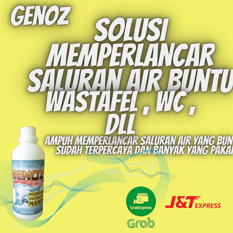Anti sumbat memperlancar saluran air macet genoz cairan penyumbat air saluran buntu
