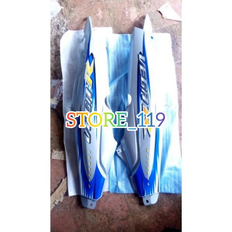 BODY BELAKANG VEGA R NEW SILVER PLUS STRIPING BIRU