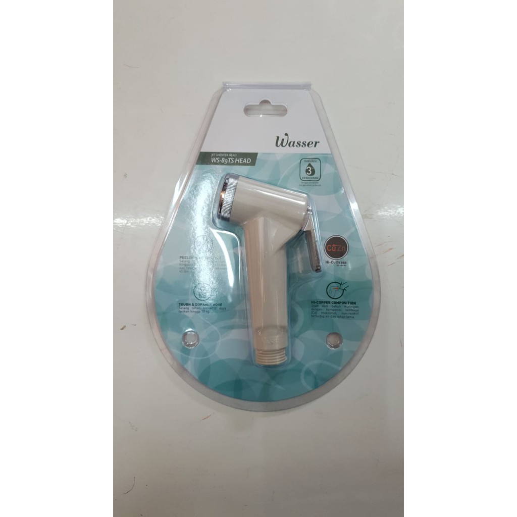 Best Seller Wasser Kepala Jet Shower Toilet Shower Mandi Semprotan Cebok Putih nzkBgqf8x7eKg