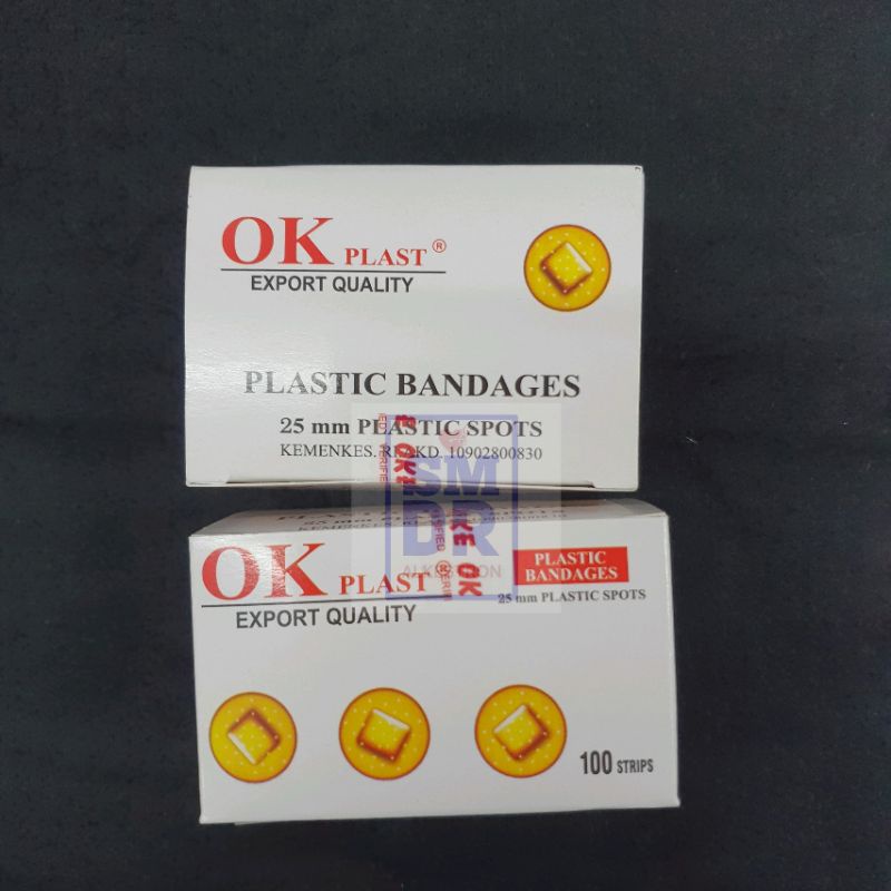 ok plast plaster bulat 100pcs