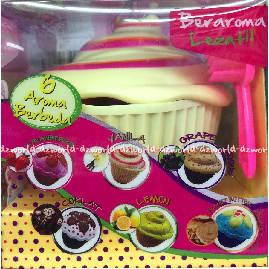 Cupcake suprise beraroma Lezat Emco Boneka Cupcake menjadi boneka