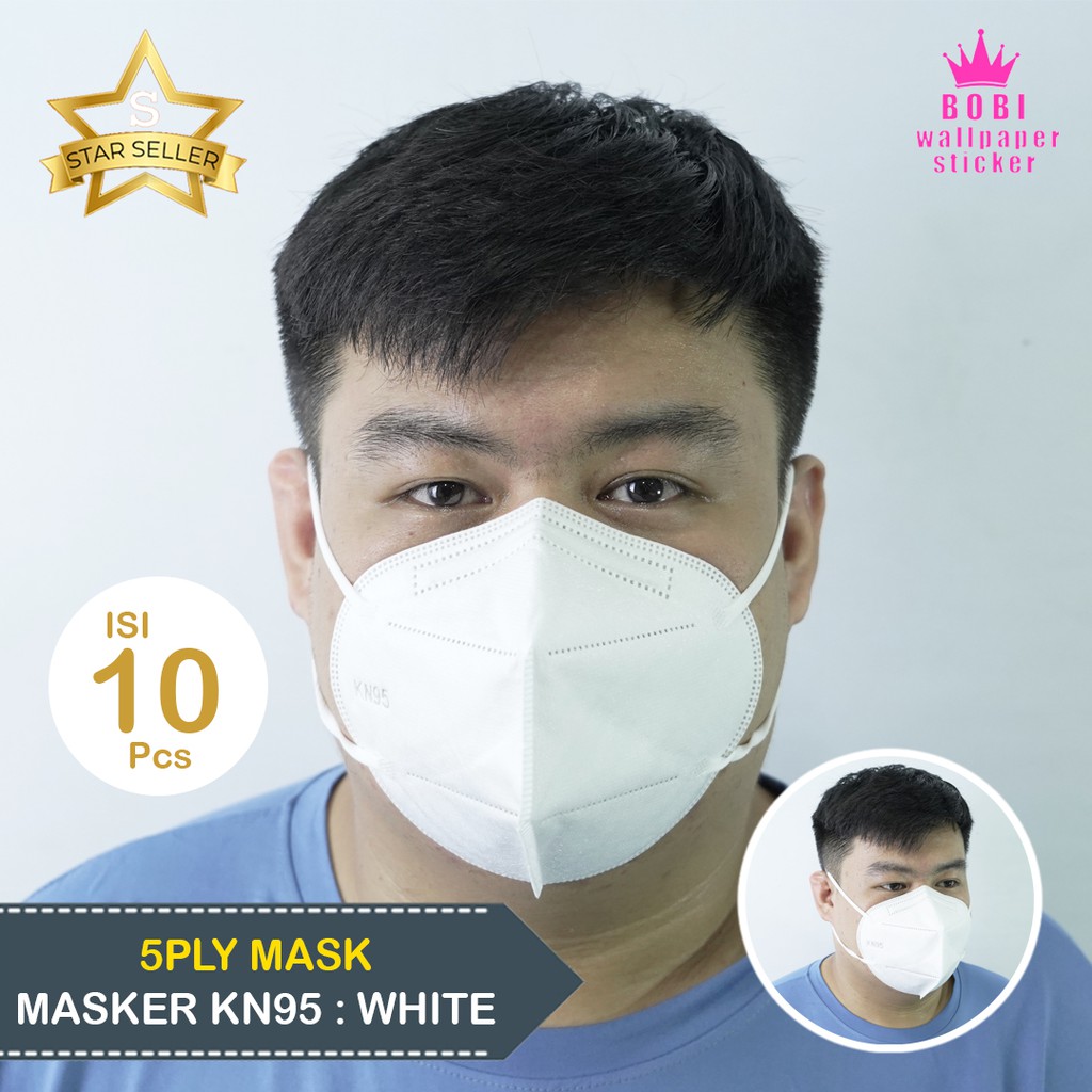 PROMO !!! Masker KN95 - Earloop Disposable Mask KN95 5Ply - Masker KN95 Termurah