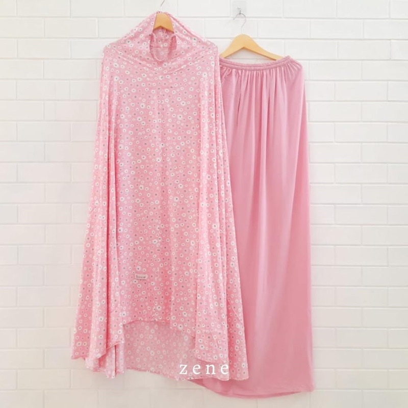 Mukena sunrise Zene | Mukena dewasa | Mukena jumbo | Mukena Rayon